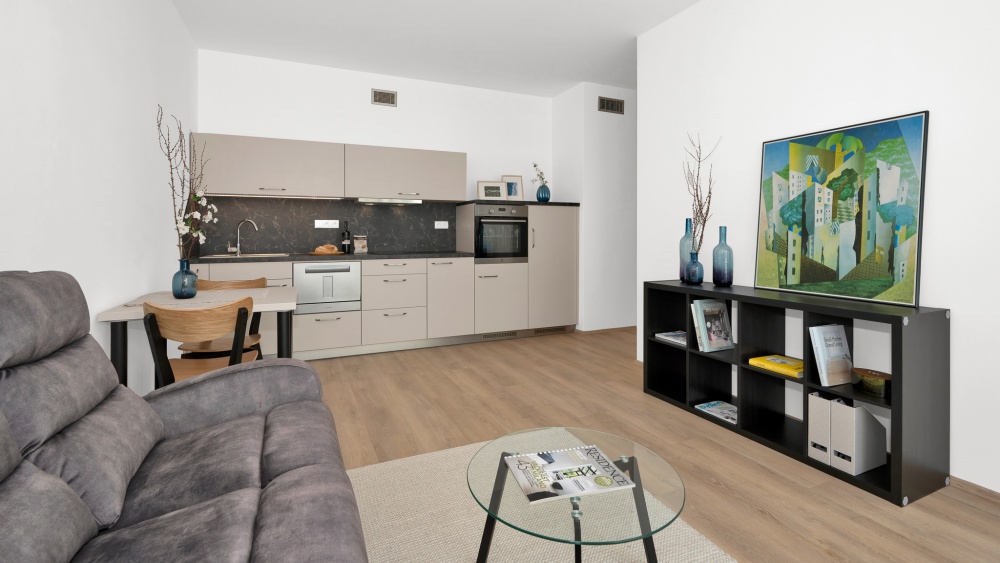 Home staging, obývák, jídelna